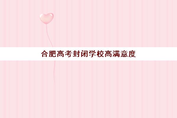 合肥高考封闭学校高满意度机构案例集如何参考？2025年真实案例解析、择校指南与成功备考全攻略