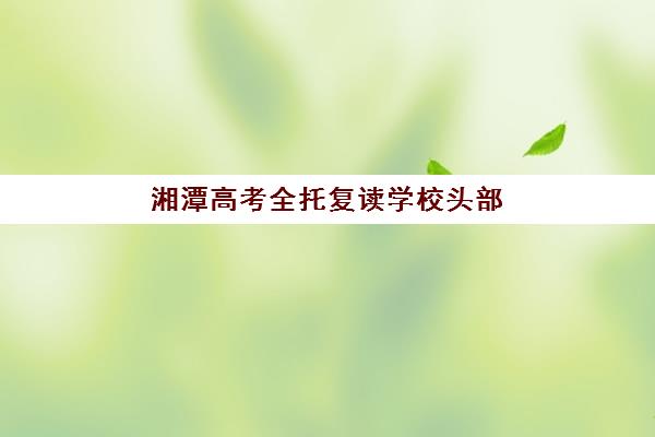 湘潭高考全托复读学校头部机构年度白皮书如何获取？2025年最新数据解读与择校全攻略