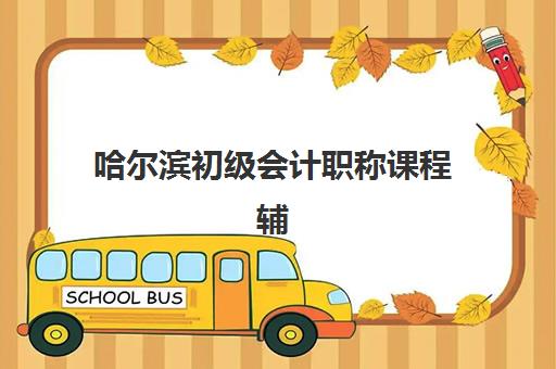 哈尔滨初级会计职称课程辅导机构哪家强一点？2025年权威排名榜单、选择标准与报名全指南