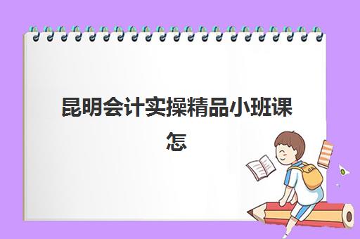 昆明会计实操精品小班课怎么选？2025年五大机构特色对比与择校指南